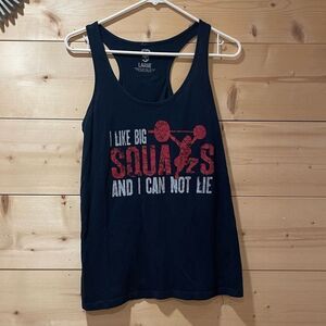 Womens WOD Addiction Racerback Tank Large